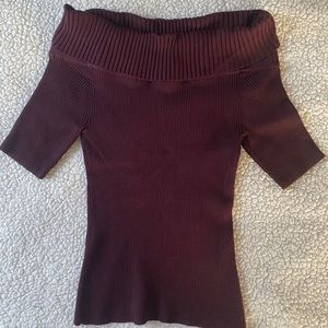 New York & Company Over the Shoulder Top NWOT